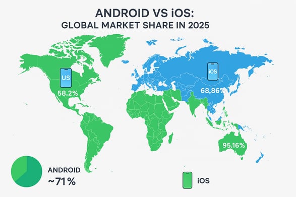 Image - Android vs iOS
